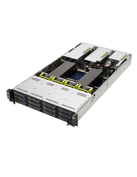 ASUS RS720A-E11-RS12 Socket SP3 Bastidor (2U) Plata