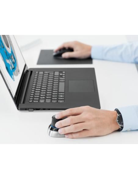 3Dconnexion SpaceMouse Wireless Kit 2 ratón mano derecha RF Wireless + Bluetooth + USB Type-A Óptico