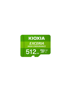 MICRO SD KIOXIA 512GB EXCERIA HIGH ENDURANCE UHS-I C10 R98 CON ADAPTADOR