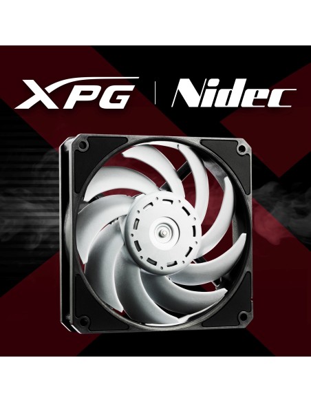 Ventilador XPG Vento Pro 12 cm Negro, Blanco
