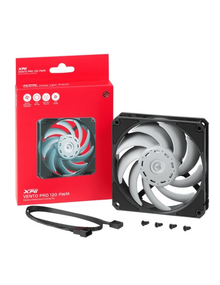 Ventilador XPG Vento Pro 12 cm Negro, Blanco