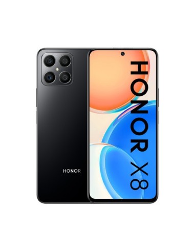 Honor X8 17 cm (6.7") SIM doble Android 11 4G USB Tipo C 6 GB 128 GB 4000 mAh Negro
