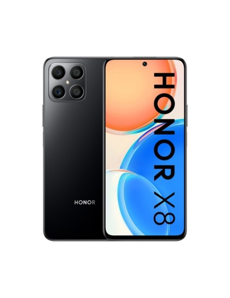 Honor X8 17 cm (6.7") SIM doble Android 11 4G USB Tipo C 6 GB 128 GB 4000 mAh Negro