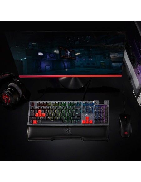 XPG Summoner teclado USB QWERTY Inglés Gris