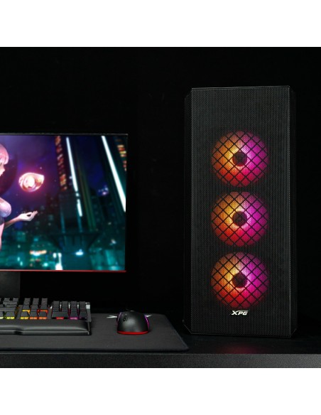 XPG Torre Gaming DEFENDER BLACK