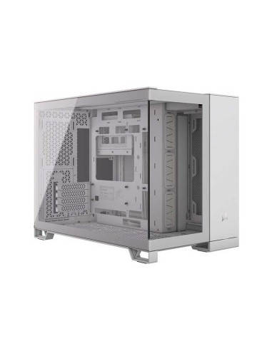 CAJA MICRO-ATX SEMITORRE DUAL CORSAIR 2500X CRISTAL TEMPLADO WHITE