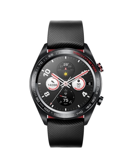 Honor Watch Magic 3,05 cm (1.2") 42 mm AMOLED Negro, Rojo GPS (satélite)