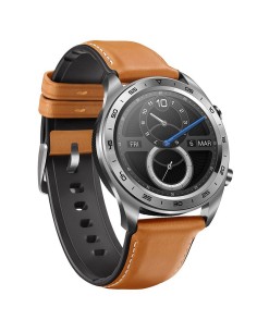 Honor Watch Magic 3,05 cm (1.2") AMOLED Negro, Marrón, Plata GPS (satélite)