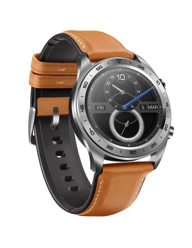 Honor Watch Magic 3,05 cm (1.2") AMOLED Negro, Marrón, Plata GPS (satélite)