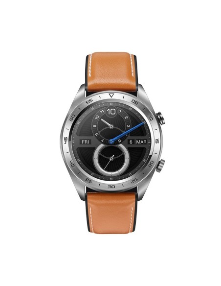 Honor Watch Magic 3,05 cm (1.2") AMOLED Negro, Marrón, Plata GPS (satélite)