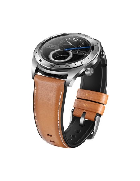 Honor Watch Magic 3,05 cm (1.2") AMOLED Negro, Marrón, Plata GPS (satélite)