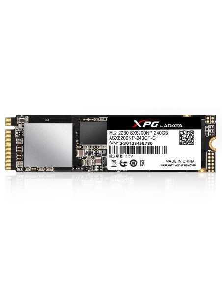ADATA XPG SX8200 unidad de estado sólido M.2 240 GB PCI Express 3.0 3D TLC NVMe