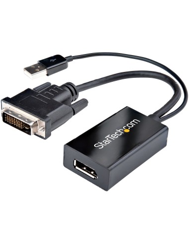 StarTech.com Adaptador DVI a DisplayPort Alimentado por USB