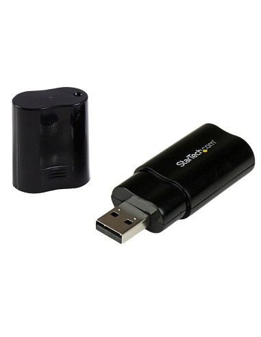 StarTech.com Tarjeta de Sonido Estéreo USB Externa Adaptador
