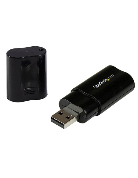 StarTech.com Tarjeta de Sonido Estéreo USB Externa Adaptador