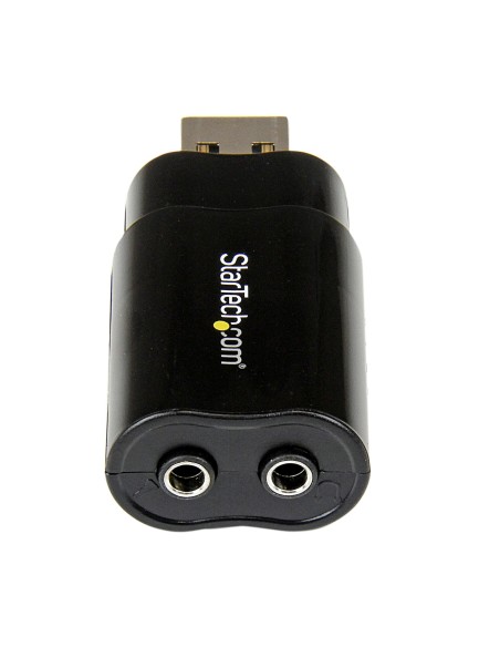 StarTech.com Tarjeta de Sonido Estéreo USB Externa Adaptador