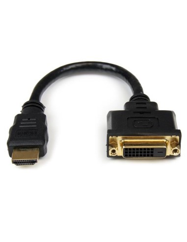 StarTech.com Adaptador de 20cm HDMI a DVI - DVI-D Hembra - H