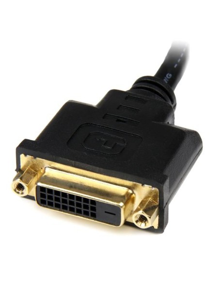 StarTech.com Adaptador de 20cm HDMI a DVI - DVI-D Hembra - H