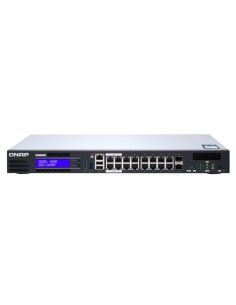 QNAP QGD-1600P Gestionado Gigabit Ethernet (10 100 1000) Energía sobre Ethernet (PoE) Negro, Gris