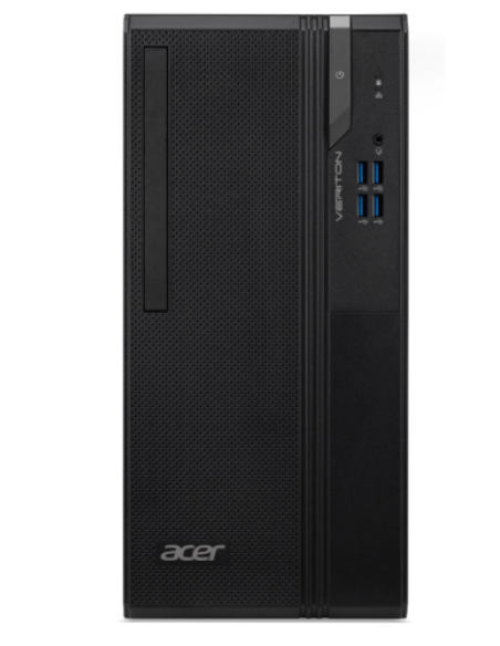 Acer Veriton VS2710G i3-13100 Escritorio Intel® Core™ i3 8 GB DDR4-SDRAM 256 GB SSD Windows 11 Pro PC Negro