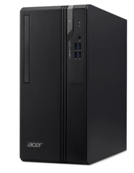 Acer Veriton VS2710G i3-13100 Escritorio Intel® Core™ i3 8 GB DDR4-SDRAM 256 GB SSD Windows 11 Pro PC Negro