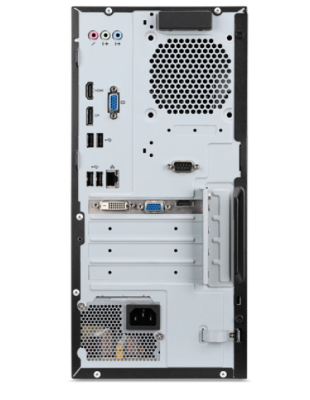 Acer Veriton VS2710G i3-13100 Escritorio Intel® Core™ i3 8 GB DDR4-SDRAM 256 GB SSD Windows 11 Pro PC Negro