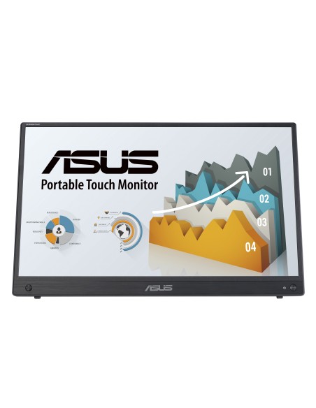 ASUS ZenScreen MB16AHT 39,6 cm (15.6") 1920 x 1080 Pixeles Full HD Pantalla táctil Negro