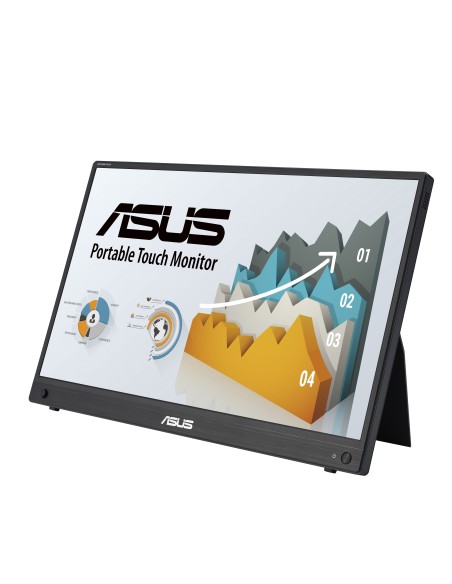 ASUS ZenScreen MB16AHT 39,6 cm (15.6") 1920 x 1080 Pixeles Full HD Pantalla táctil Negro