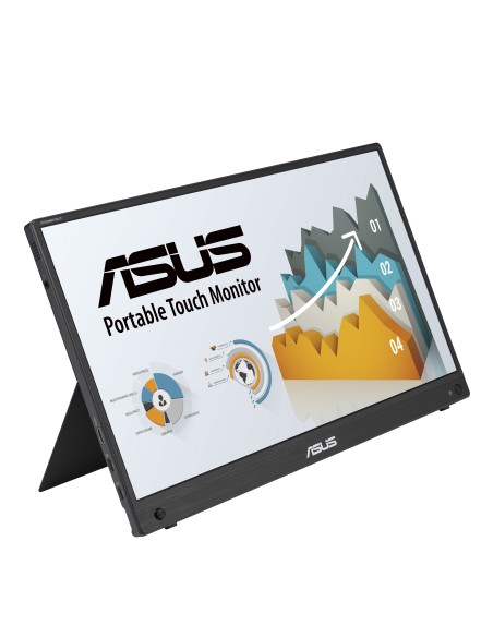 ASUS ZenScreen MB16AHT 39,6 cm (15.6") 1920 x 1080 Pixeles Full HD Pantalla táctil Negro
