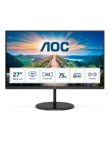 MONITOR 27 AOC PROFESIONAL Q27V4EA QHD 1920X1080 MM NEGRO