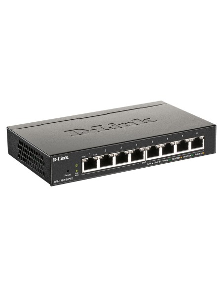 D-Link DGS-1100-08PV2 E 8xGb PoE Switch (64W)