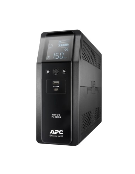 APC BR1600SI sistema de alimentación ininterrumpida (UPS) Línea interactiva 1,6 kVA 960 W 8 salidas AC