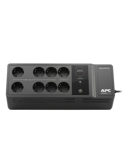 APC BE650G2-SP sistema de alimentación ininterrumpida (UPS) En espera (Fuera de línea) o Standby (Offline) 0,65 kVA 400 W 8 sali