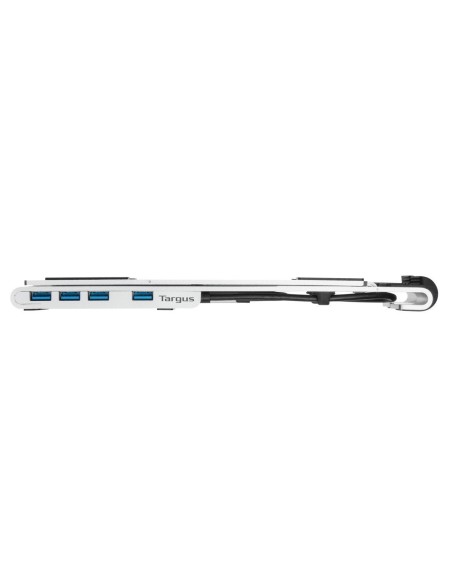 BASE PORTATIL TARGUS CON HUB INTEGRADO 4x USB- A PLATA