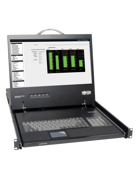 1U RACK-MOUNT CONSOLE WITH 19-IN. L