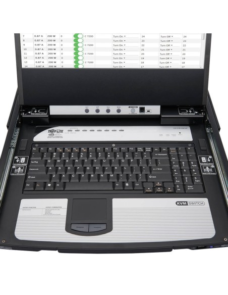 8-PORT KVM SWITCH, 17 IN. LCD, DISP