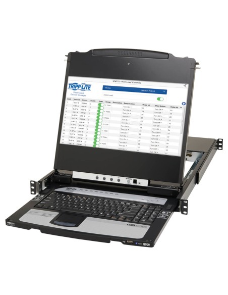 8-PORT KVM SWITCH, 17 IN. LCD, DISP