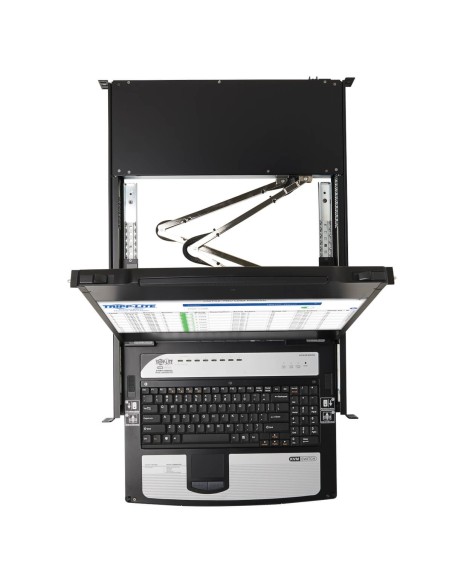 8-PORT KVM SWITCH, 17 IN. LCD, DISP