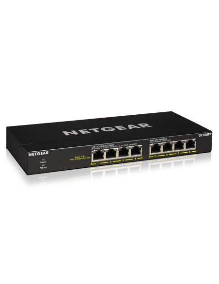 Netgear GS308PP No administrado Gigabit Ethernet (10 100 100
