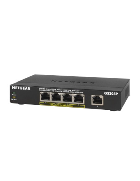 Netgear GS305Pv2 No administrado Gigabit Ethernet (10 100 10