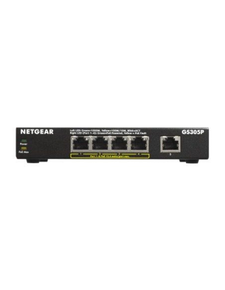 Netgear GS305Pv2 No administrado Gigabit Ethernet (10 100 10