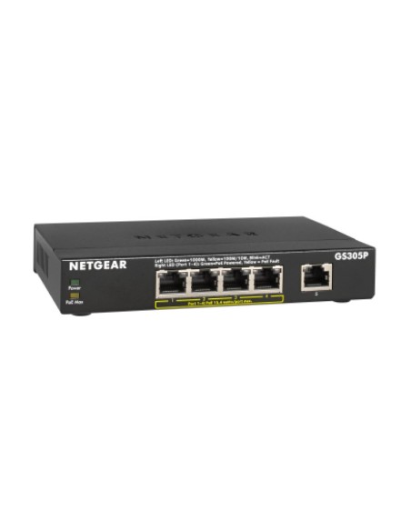 Netgear GS305Pv2 No administrado Gigabit Ethernet (10 100 10