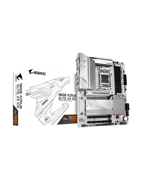 Gigabyte B650 AORUS ELITE AX ICE placa base AMD B650 Zócalo AM5 ATX