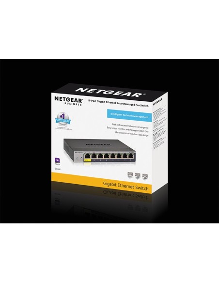 Netgear GS108Tv3 Gestionado L2 Gigabit Ethernet (10 100 1000