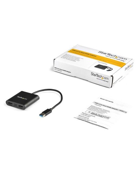 USB to Dual HDMI Adapter - 4K