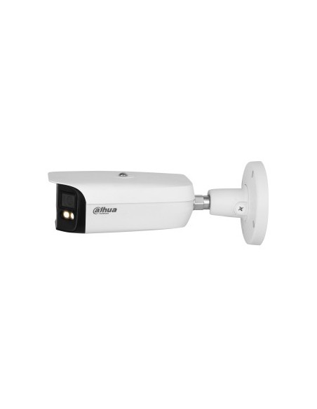 (DH-IPC-PFW5849P-A180-E2-ASTE-0360B) DAHUA CÁMARA IP BULLET PANORÁMICA TIOC DUO WDR WIZSENSE 2X4MP LED IR & LUZ CÁLIDA IP67 ALAR