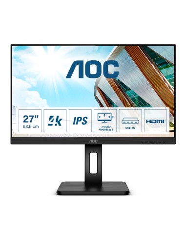 MONITOR 27 4K HDMI DP  USB PIVOTE