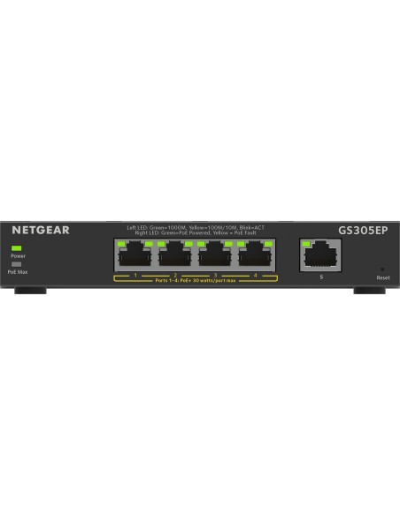 Netgear GS305EP Gestionado L2 L3 Gigabit Ethernet (10 100 10