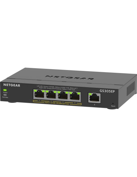 Netgear GS305EP Gestionado L2 L3 Gigabit Ethernet (10 100 10