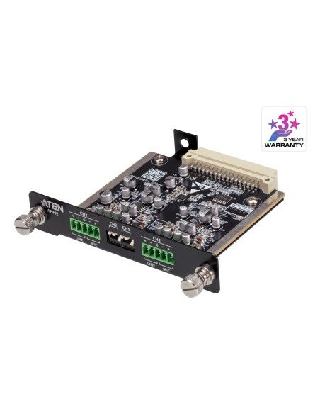ATEN AP902 2.0 canales Negro, Metálico